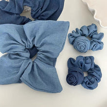 Load image into Gallery viewer, Denim Western Style Flower Hairband Headdress