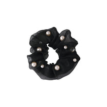 Load image into Gallery viewer, Organza Pearl Hair Ring Large Intestine Simple Elegance Retro Ins